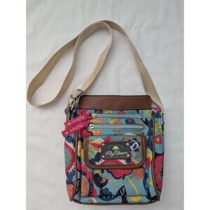 Lily Bloom Green Living Crossbody Purse Strawberry Fields